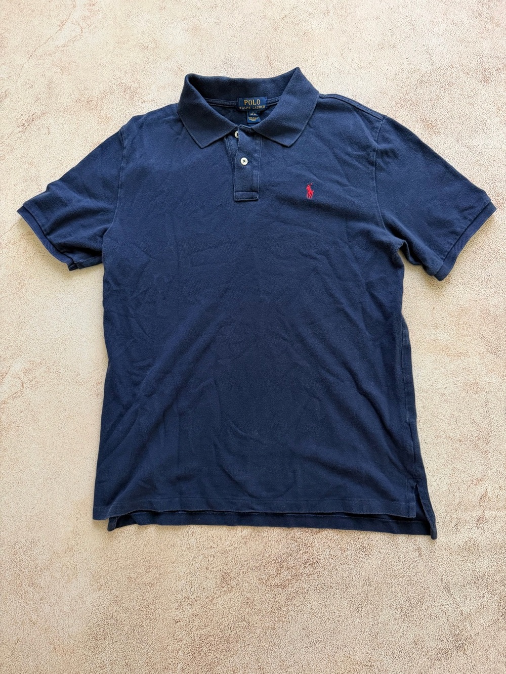 Polo by Ralph Lauren Navy Polo with Red Pony Logo